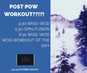 Read more about the article Post POW Workout??!?!